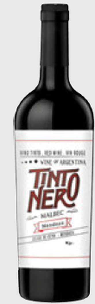 Garrafa do Tinto Nero Malbec Mendoza